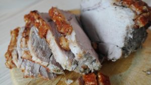 Recette Rôti de porc aux coings