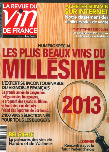La RVF Numéro spécial – Les plus beaux vins du millésime 2013 – Juin 2014