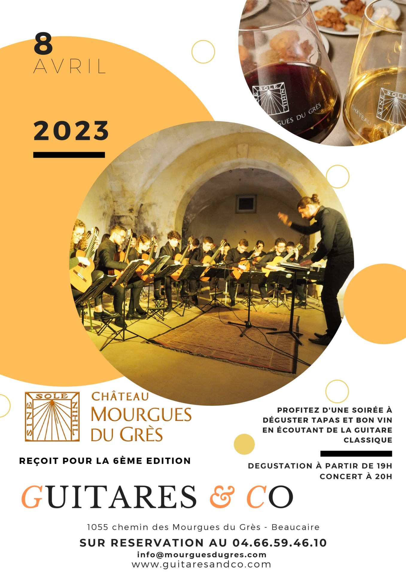 Concert de Guitare classique le Samedi 8 avril 2023
